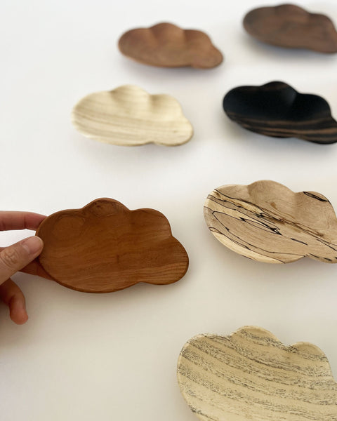 Load image into Gallery viewer, Cloud Plates (In Varying Wood)