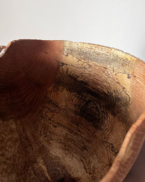 Large Sculptural Korean Oak Vase