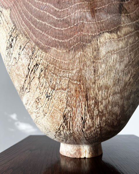 Load image into Gallery viewer, Large Sculptural Korean Oak Vase
