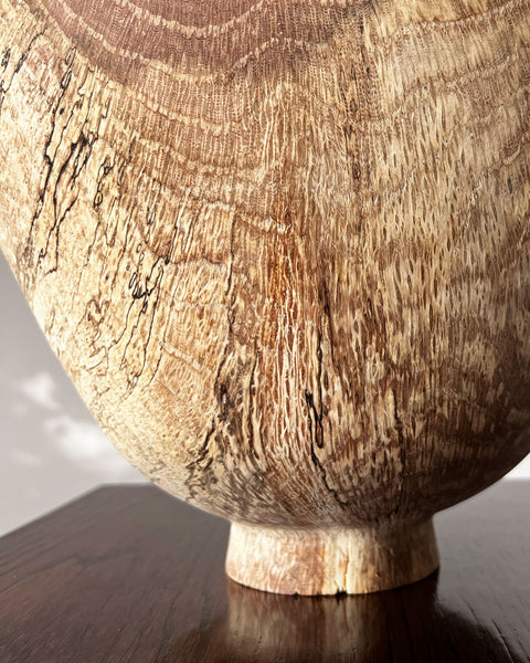 Load image into Gallery viewer, Large Sculptural Korean Oak Vase