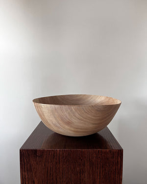 Whitewashed Korean Zelkova Extra Large Bowl
