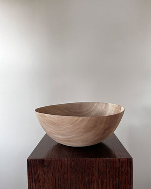 Whitewashed Korean Zelkova Extra Large Bowl