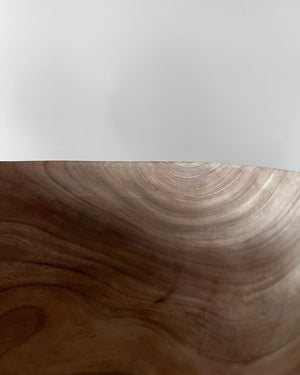 Whitewashed Korean Zelkova Extra Large Bowl