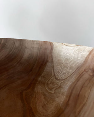 Whitewashed Korean Zelkova Extra Large Bowl