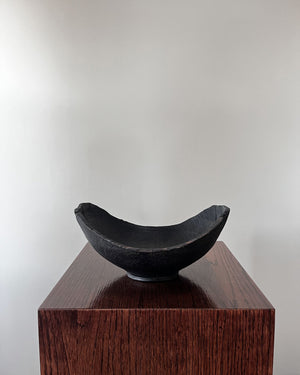 Charred Oak Wood Plate (10")