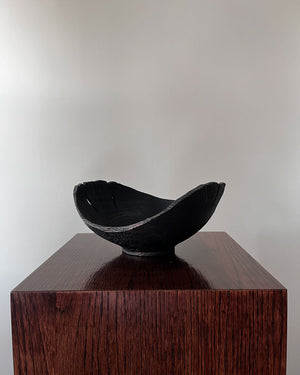 Charred Oak Wood Plate (10")