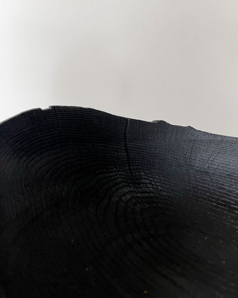 Load image into Gallery viewer, Charred Oak Wood Bowl (11")