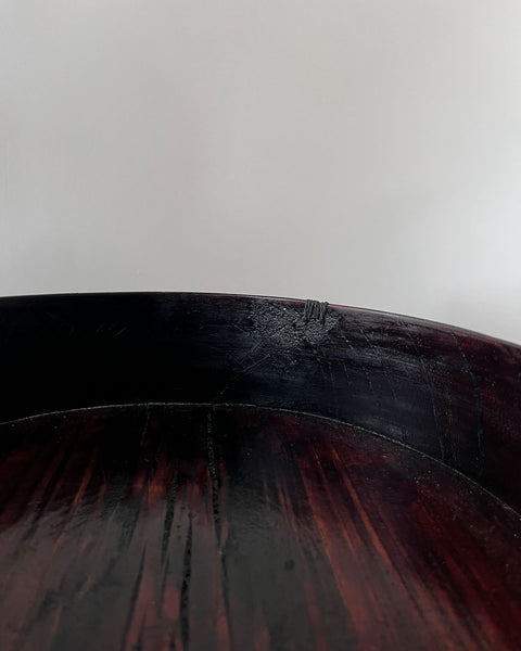 Load image into Gallery viewer, Zelkova Wood Medium Red Lacquered Bowl
