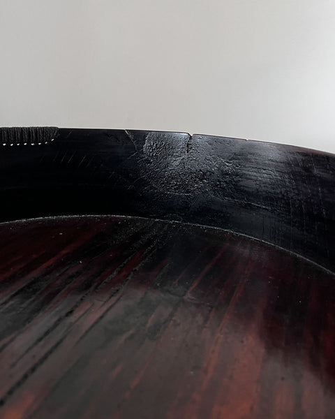 Load image into Gallery viewer, Zelkova Wood Medium Red Lacquered Bowl