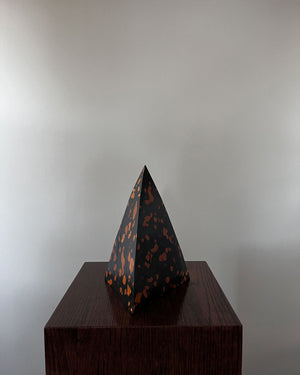 Korean Birch Half Spotted "Remaining" Triangle Sculpture