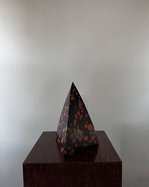 Korean Birch Half Spotted "Remaining" Triangle Sculpture
