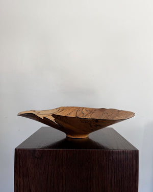 Spalted Maple Shallow Vessel