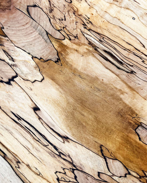 Spalted Maple Shallow Vessel