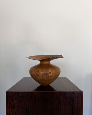 Korean Oak Flared Vase