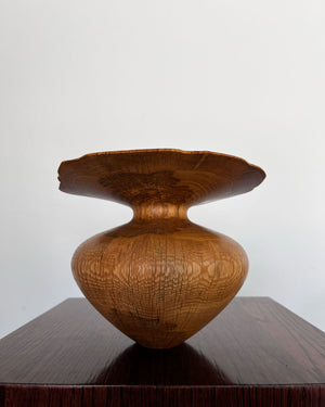 Korean Oak Flared Vase