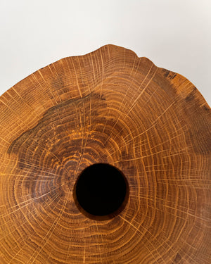 Korean Oak Flared Vase