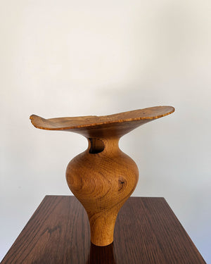 Korean Oak Flared Collar Vase