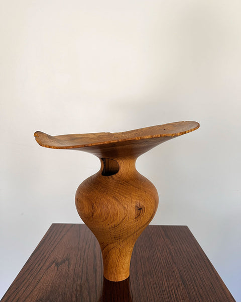 Load image into Gallery viewer, Korean Oak Flared Collar Vase