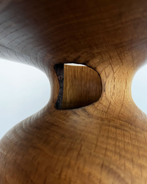 Load image into Gallery viewer, Korean Oak Flared Collar Vase