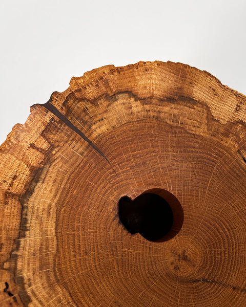 Load image into Gallery viewer, Korean Oak Flared Collar Vase