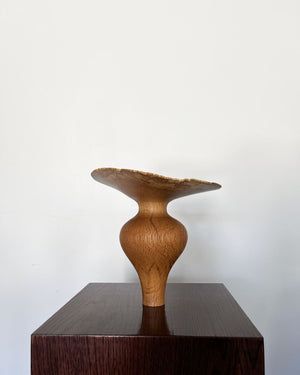 Korean Oak Flared Collar Vase