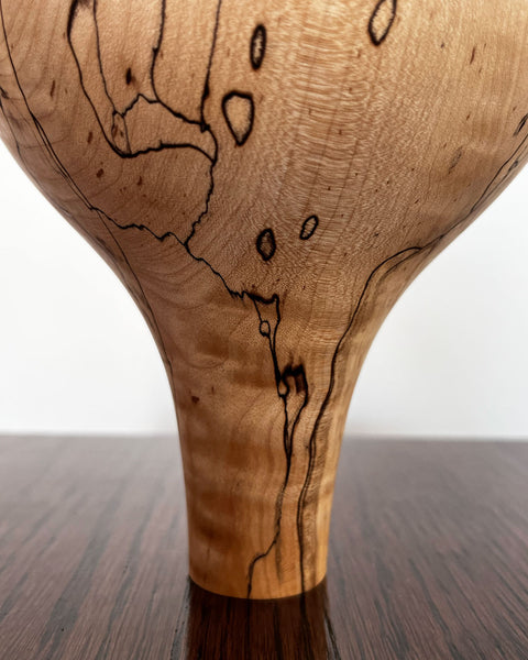 Load image into Gallery viewer, Spalted Maple Wood Sculptural Vase