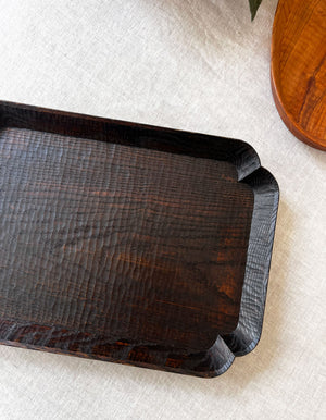 Rippled Castor Aralia Floral Tray