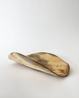 Sculptural Hackberry Wood Plate