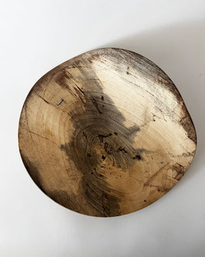 Sculptural Hackberry Wood Plate