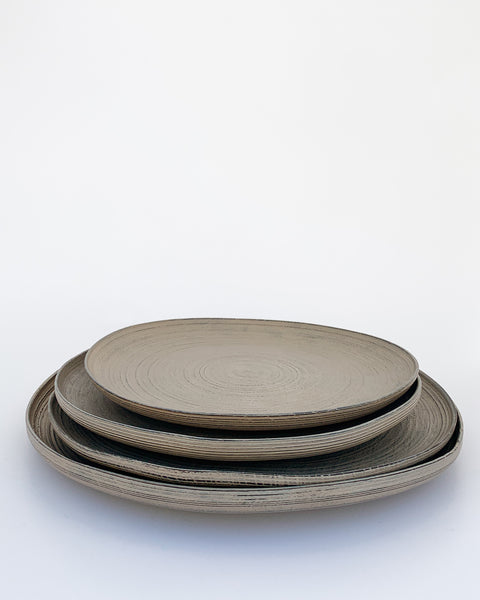 Load image into Gallery viewer, Zelkova Wood Winter Organic Plate