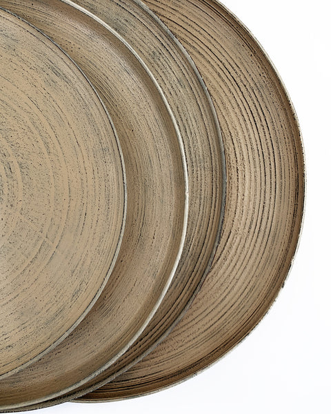 Load image into Gallery viewer, Zelkova Wood Winter Organic Plate
