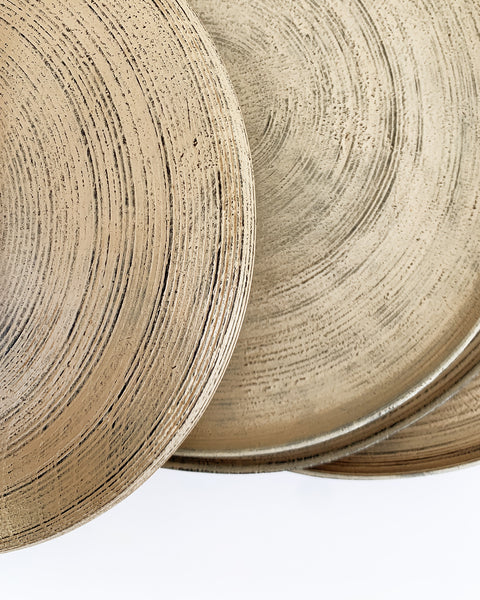 Load image into Gallery viewer, Zelkova Wood Winter Organic Plate