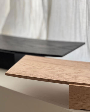 Korean Oak Wood Curved Tray