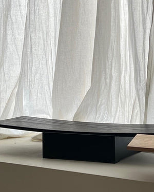 Korean Oak Wood Curved Tray
