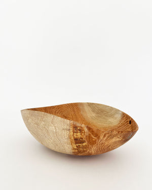 Oil and Waxed Korean Oak Imperfect Bowl