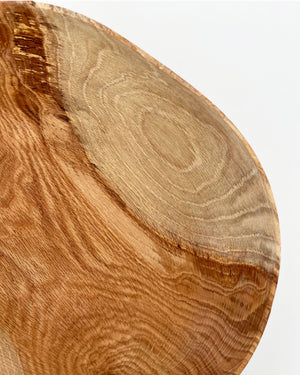Oil and Waxed Korean Oak Imperfect Bowl