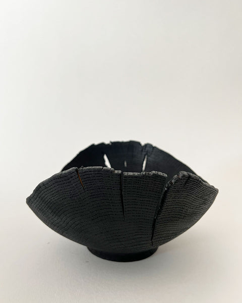 Load image into Gallery viewer, Charred Oak Wood Plate (10")