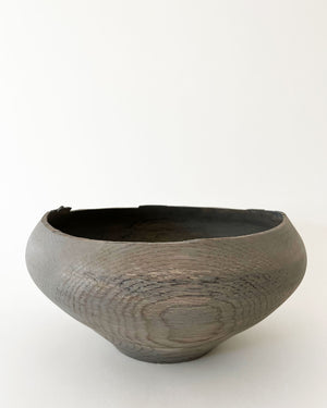 Gray Dyed Korean Oak Vessel, Extra Large