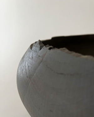 Gray Dyed Korean Oak Vessel, Extra Large
