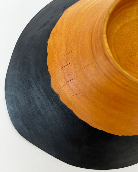 Load image into Gallery viewer, Korean Birch Half Charred Bowl