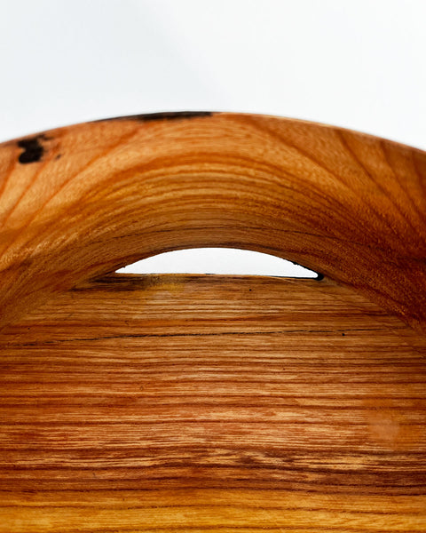 Load image into Gallery viewer, Zelkova Wood Black Lacquered Vessel (Medium)
