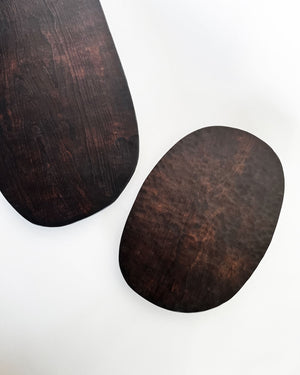 Oblong Maple Wood Table Tray and Pedestal (Soban)