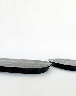 Oblong Maple Wood Table Tray and Pedestal (Soban)