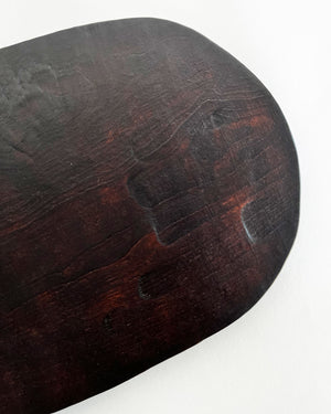 Oblong Maple Wood Table Tray and Pedestal (Soban)