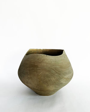Dyed Korean Acorn Large-Scale Round Vessel, Dyed