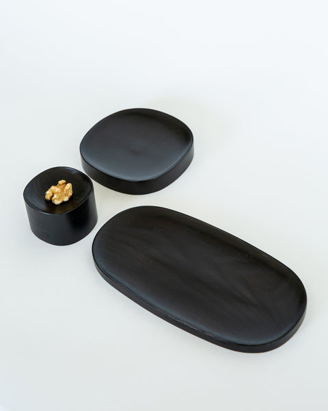 Load image into Gallery viewer, Ceremonial Set (Food-Safe Set of 3 Plates)