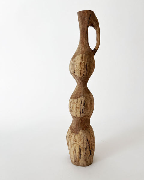 Load image into Gallery viewer, Oak Wood Whittled Vases