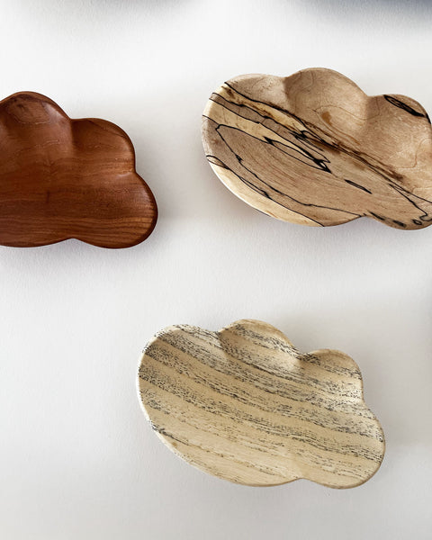 Load image into Gallery viewer, Cloud Plates (In Varying Wood)
