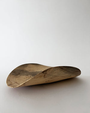Sculptural Hackberry Wood Plate