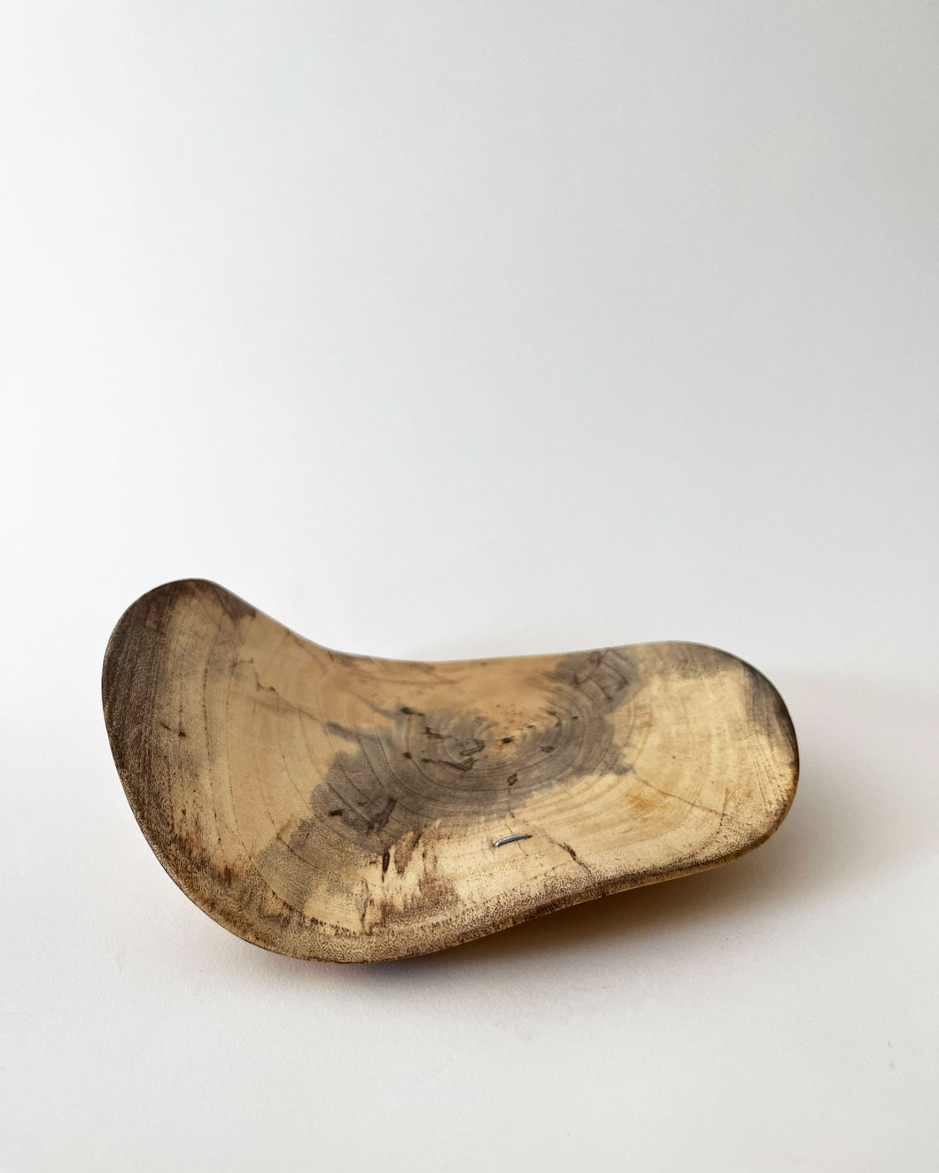 Sculptural Hackberry Wood Plate